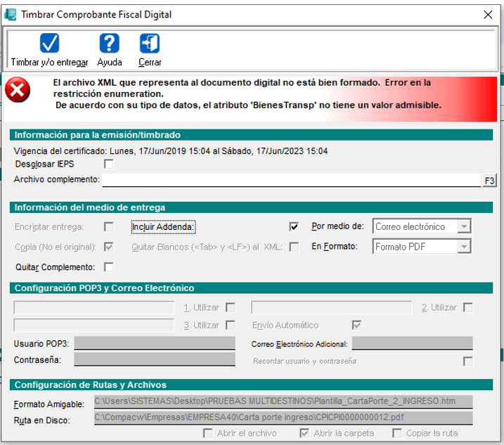 Artículo Nuevas Claves Carta Porte en sistemas CONTPAQi Integra